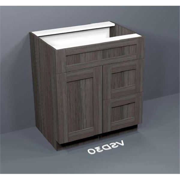 NEW in Box Un-assembled Vanity Cabinet 36W VSDR36-Metro Slate