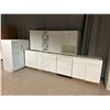 Image 1 : White Shaker style 11 Piece Kitchen Cabinet Set as pictured