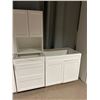 Image 5 : White Shaker style 11 Piece Kitchen Cabinet Set as pictured