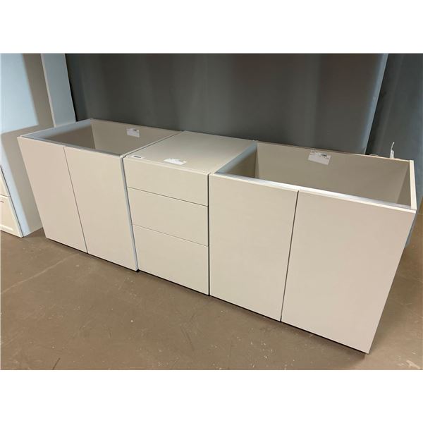 NEW A.Filos 3 Piece Vanity Bath Set includes spec sheet with measurements as shown