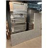 Image 2 : Showroom Display 12 Piece Grey Cabinet Set includes counter top as pictured disassembled and ready f