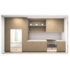 Image 1 : Alder 13 Piece Kitchen Cabinet Suite includes trim and panels no counter top includes all components