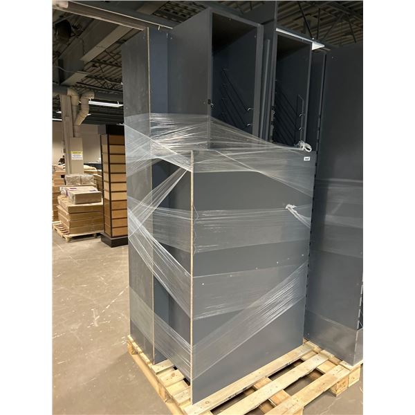 PALLET LOT - Grey Display Cabinets as shown