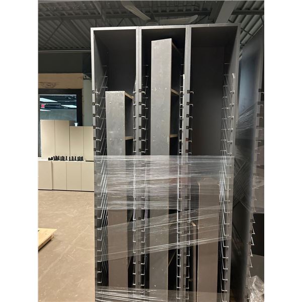 PALLET LOT - Grey Display Cabinets as shown