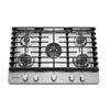 Image 1 : KitchenAid Model:KCGS550ESS05 30-inch Gas Cooktop in Stainless Steel with 5 Burners including Profes