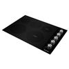 Image 1 : 30" KitchenAid Model: KCES556B Electric Cooktop With 5 Elements And Knob Controls -PICK UP FOR THIS 