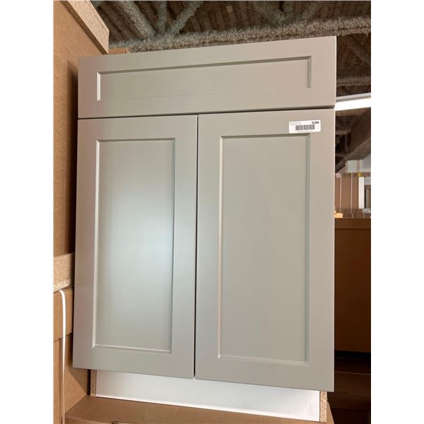 PS Cosmo Gray Sink Base 24"  2 Drawer