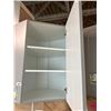 Image 2 : PS Cosmo Gray Wall Corner Cabinet 24"W x 30"H