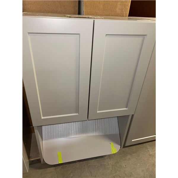 PS Cosmo Gray Wall Microwave 24"Wx36"H 2 Door 21"H