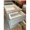 Image 2 : PS Cosmo Gray Vanity Drawer 12"W 31-5/8x21D
