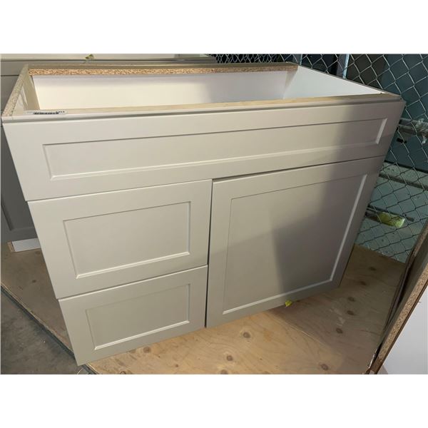 PS Cosmo Gray Vanity Sink Drawer 30"W 31-5/8H FPDL
