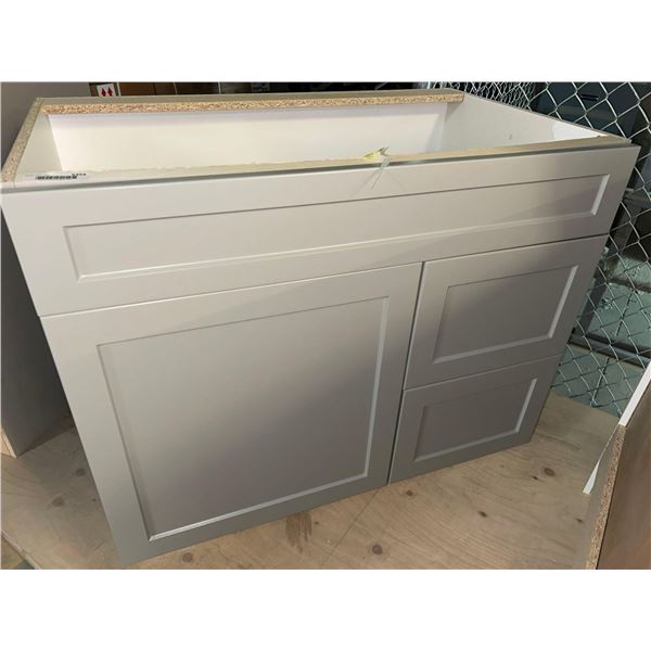 PS Cosmo Gray Vanity Sink Drawer 30"W 31-5/8H FPDL