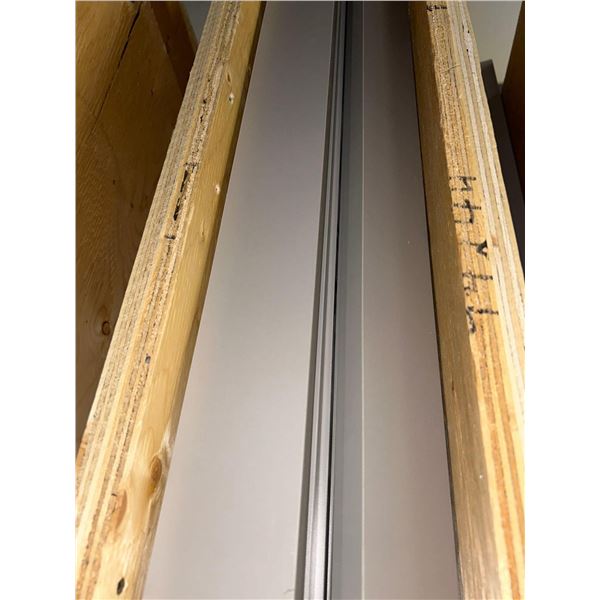 PS Csmo Gray 3" x 96" Melamine Filler Lot of 48