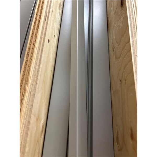 PS Cosmo Gray 2" x 96" Profiled Filler Lot of 86