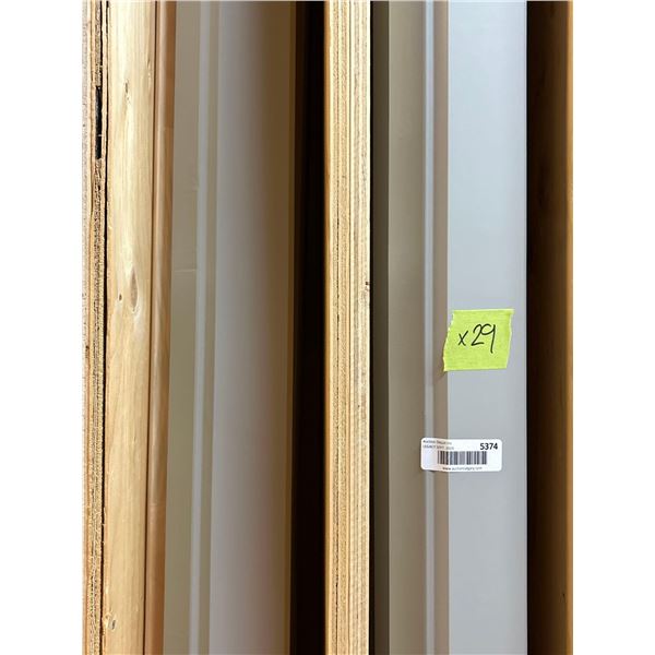 PS Cosmo Gray Medium Straight Angle Crown Moulding Lot of 29