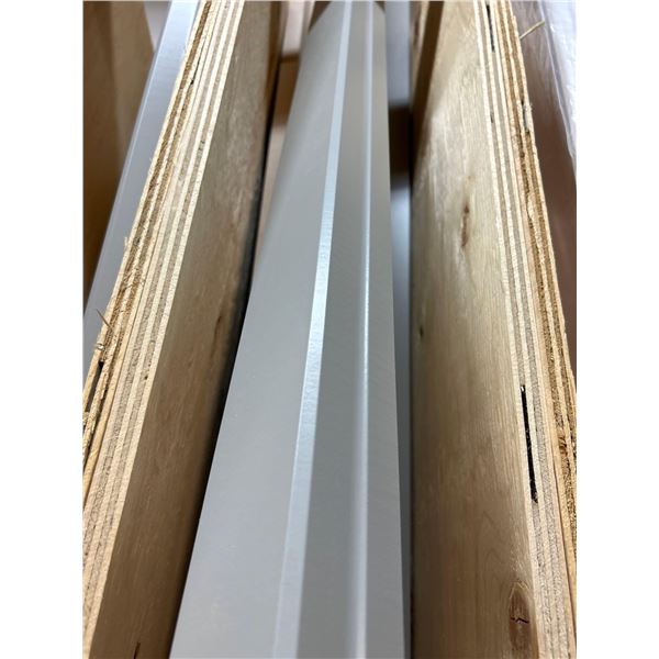 PS Cosmo Gray 2.5" x 96" Sub Moulding Lot of 16