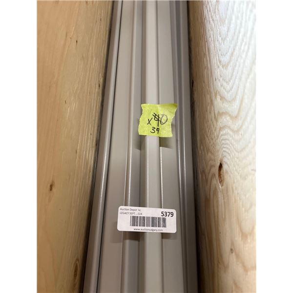 PS Cosmo Gray 96" Corner Moulding Lot of 39