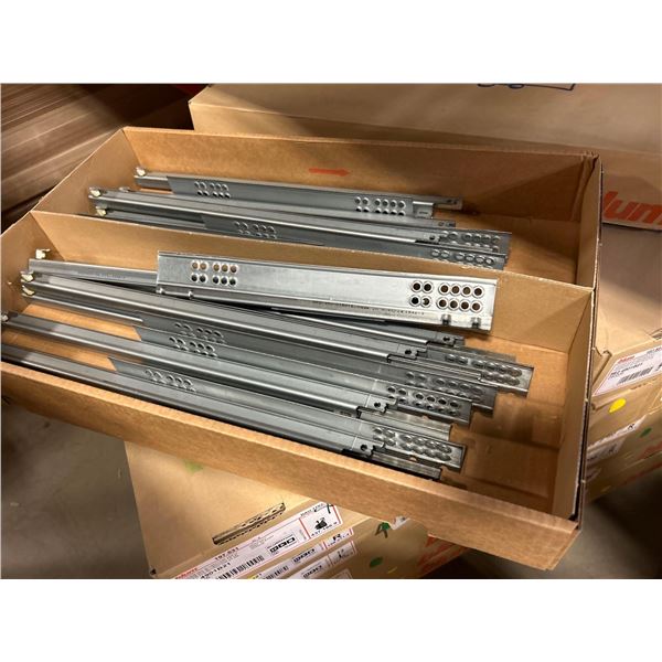 Blum Tandem Zinc Plated Drawer Guides LOT of 2 Boxes 12R & 12L