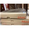 Image 3 : Blum Tandem Zinc Plated Drawer Guides LOT of 2 Boxes 12R & 12L