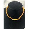 Image 2 : Genuine Amber Small Necklace or Anklet, Original Clasp