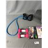 Image 2 : Small Exercise Lot - Matt, Weights, DVD's & Skipping Rope