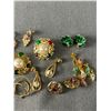 Image 3 : Nice Lot Of Fashion Earring w/ Rhinestones & White Beads
