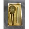 Image 2 : Vintage Lady Mate Musical Jewel Box (Lara's Theme) & Child's Comb & Brush Set