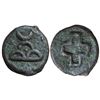 Image 1 : India : Ancient India, Early Uninscribed Cast Copper Coinage (200-100 BC), Deccan series.