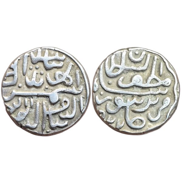 India : Sultans of Gujarat, Shams al-Din Muzaffar Shah II (1511-1525 AD), AR Tanka, Burhanpur Mint, 