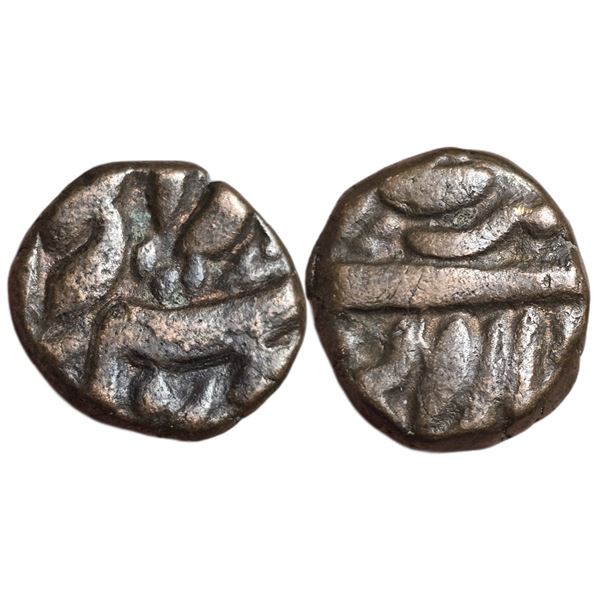 India : Mughals : Akbar, (1556-1605 AD), AE 1/8th tanka, Balapur mint