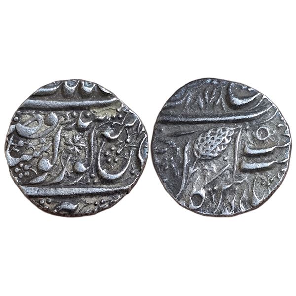 India : Sikh Empire temp. Maharaja Ranjit Singh (VS 1856 - 1896 / 1799 - 1839 CE), AR Rupee 1878 VS,