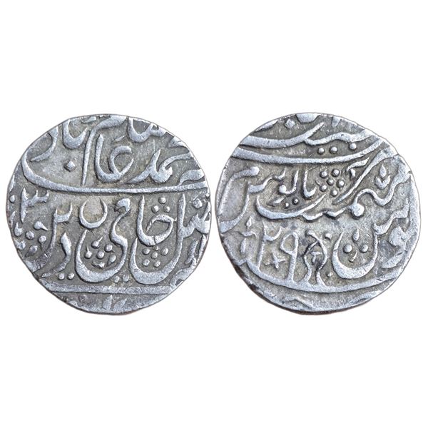 India : Princely State Awadh, Najibabad mint, AR Rupee (12)03 AH, RY 29
