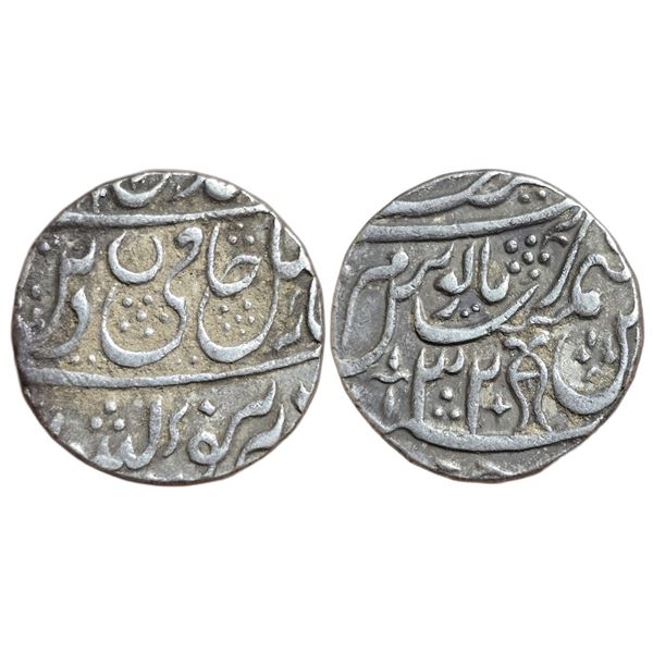 India : Princely State Awadh, Najibabad mint, AR Rupee RY 32