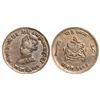 India : Princely State Gwalior, Jivaji Rao (1986-1999 VS) thick planchet type, 1/4 Anna