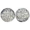 India : Narwar State Mahadji Rao (1175-1209 AH / 1761-1794 CE), AR Rupee struck (117)4 AH, RY Ahad, 