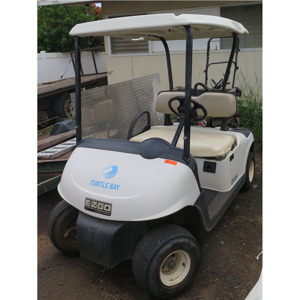 (KAILUA) EZ-GO Textron 2-Seat Golf Cart, Inoperable