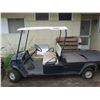 Image 2 : (KAILUA) Blue 2-Seat Golf Cart w/ Flatbed, Inoperable