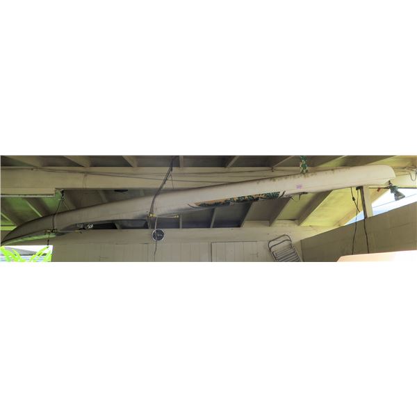 (KAILUA) Nai'a Canoe made in Hawaii by John Martin (Incomplete)