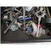 Image 12 : (KAILUA) Qty 2 Tool Storage Boxes & Contents: Misc Power & Hand Tools, Hardware, etc