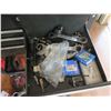 Image 13 : (KAILUA) Qty 2 Tool Storage Boxes & Contents: Misc Power & Hand Tools, Hardware, etc