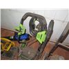 Image 7 : (KAILUA) DeWalt D28715 Chop Saw, GreenWorks 2000 PSI Pressure Washer, Tanks, Blower (Untested)
