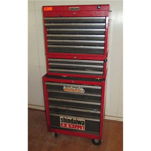 (KAILUA) Shindaiwa Multi-Drawer Tool Chest & Contents: Tools, Hardware, etc