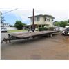 Image 11 : (KAILUA) Flatbed Trailer w/ Backboard & Tow Hitch