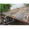 Image 3 : (KAILUA) Flatbed Trailer w/ Backboard & Tow Hitch