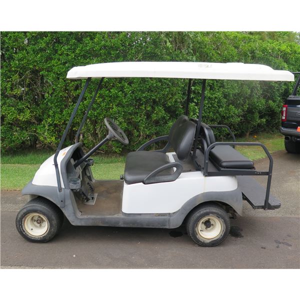 WAHIAWA- Club Car Precedent i2 FE-350 4-Seat Golf Cart, Folds Out Into Flatbed (Runs, Needs Repair)