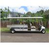 Image 2 : (WAHIAWA) Club Car 4-Seat Shuttle w/ Flatbed (Needs Jump Start to Run)