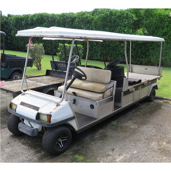 (WAHIAWA) Club Car 2-Seat Shuttle w/ Flatbed (Inoperable, Needs Repair)