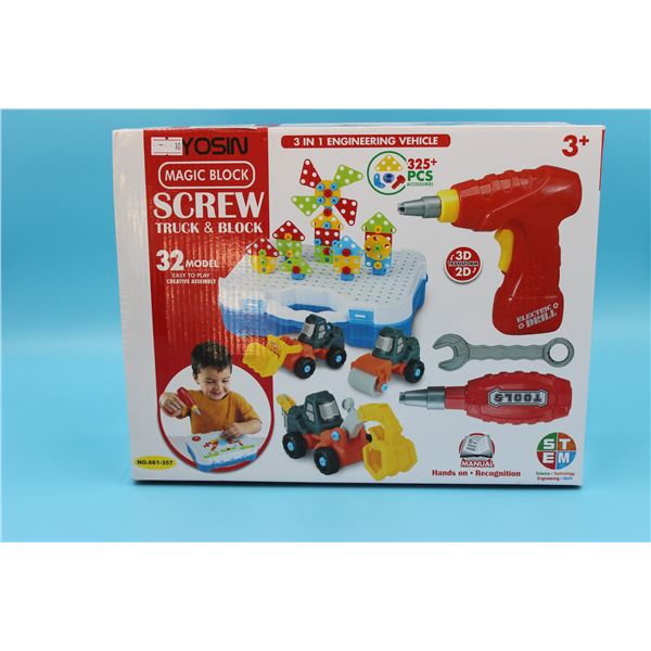 Toy Screw & Truck set