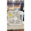 Image 2 : 3 STANDING OSCILLATING FANS & 2 WHITE HONEYWELL BOX FANS