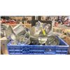 Image 2 : BIN OF ASSORTED PIECES OF ALUMINUM DUCTING *BIN NOT INCLUDED*